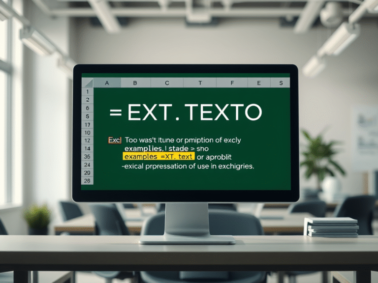função ext.texto no excel